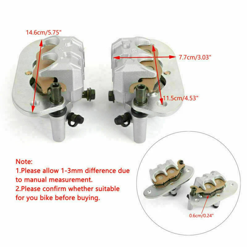 Rear Brake Caliper Assembly for Yamaha YXR700F Rhino 700 (2012–2013)