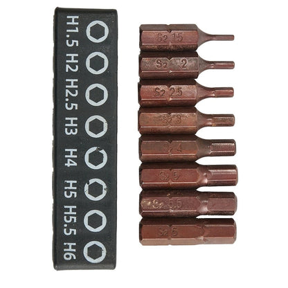Screwdriver Bits Set for Hand Tools (PH1, PH3, SL3, SL4, SL5, SL6)