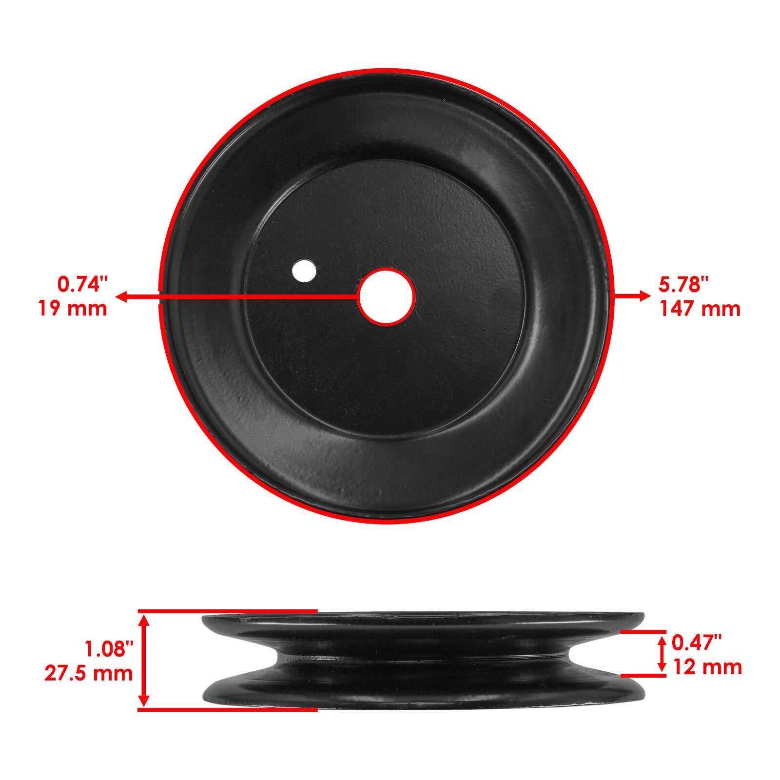Spindle Pulley for Cub Cadet (2005–2015)