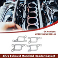 Exhaust Manifold Gasket Kit 4 Pcs for Mitsubishi L200 (1996–2005)