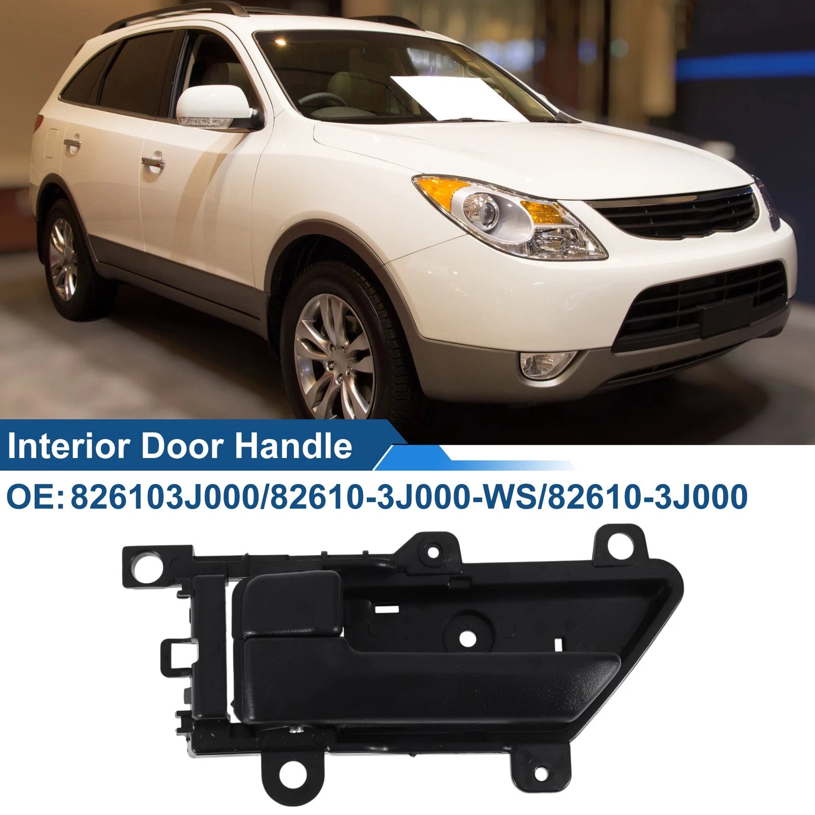 Front Passenger Side Interior Door Handle Replacement for Hyundai Veracruz (2007–2012)