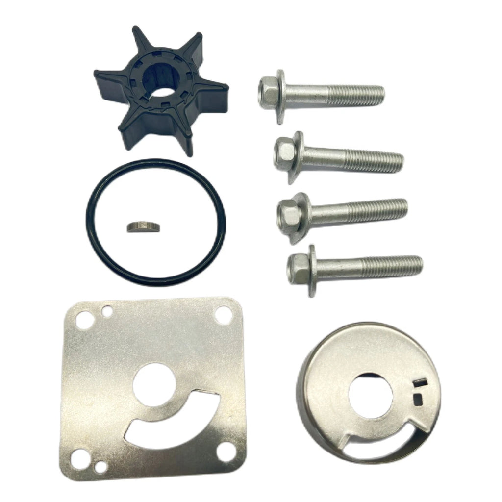 Water Pump Impeller Kit for Yamaha 2-Stroke 20 25 HP Outboard (6L2-W0078, 20D, 25N)