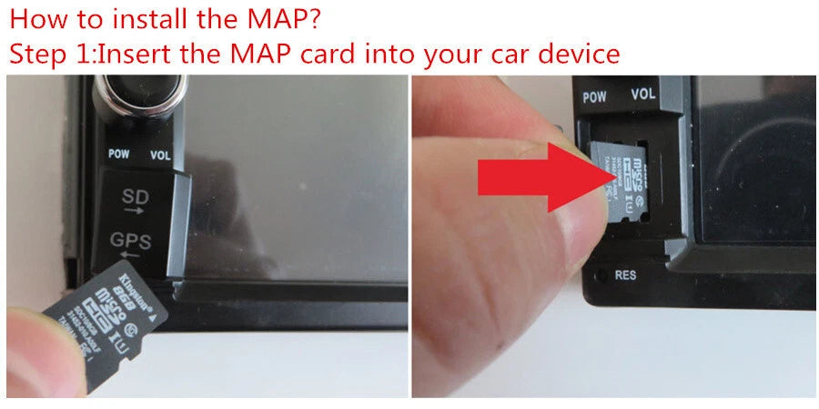Durable 8GB Map SD Card For Android system Car GPS Australia New Zealand