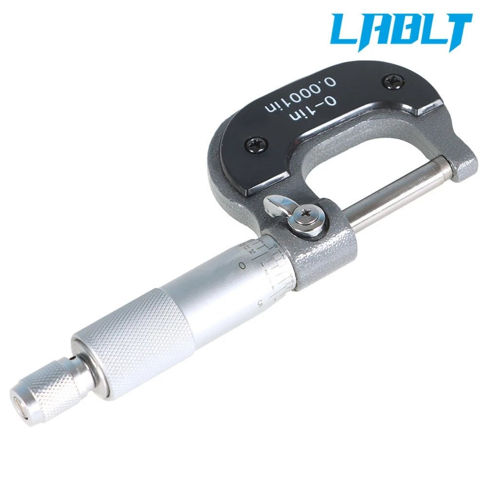 Outside Micrometer 0-1" Precision 0.0001" Carbide Tips for Machinists