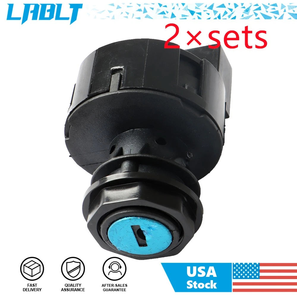 2X Ignition Key Switch for Polaris Hawkeye 300 325 400 (2006–2014)