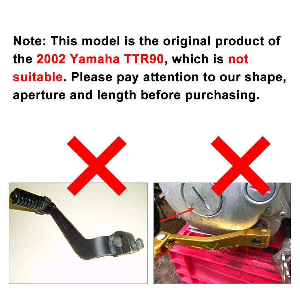 10 mm Folding Shifter Shift Lever for Honda XR CRF 50 70 100 125 (2000–2023)