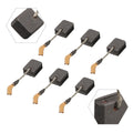 Set of 6 Carbon Brushes for Intermittently Running Motors