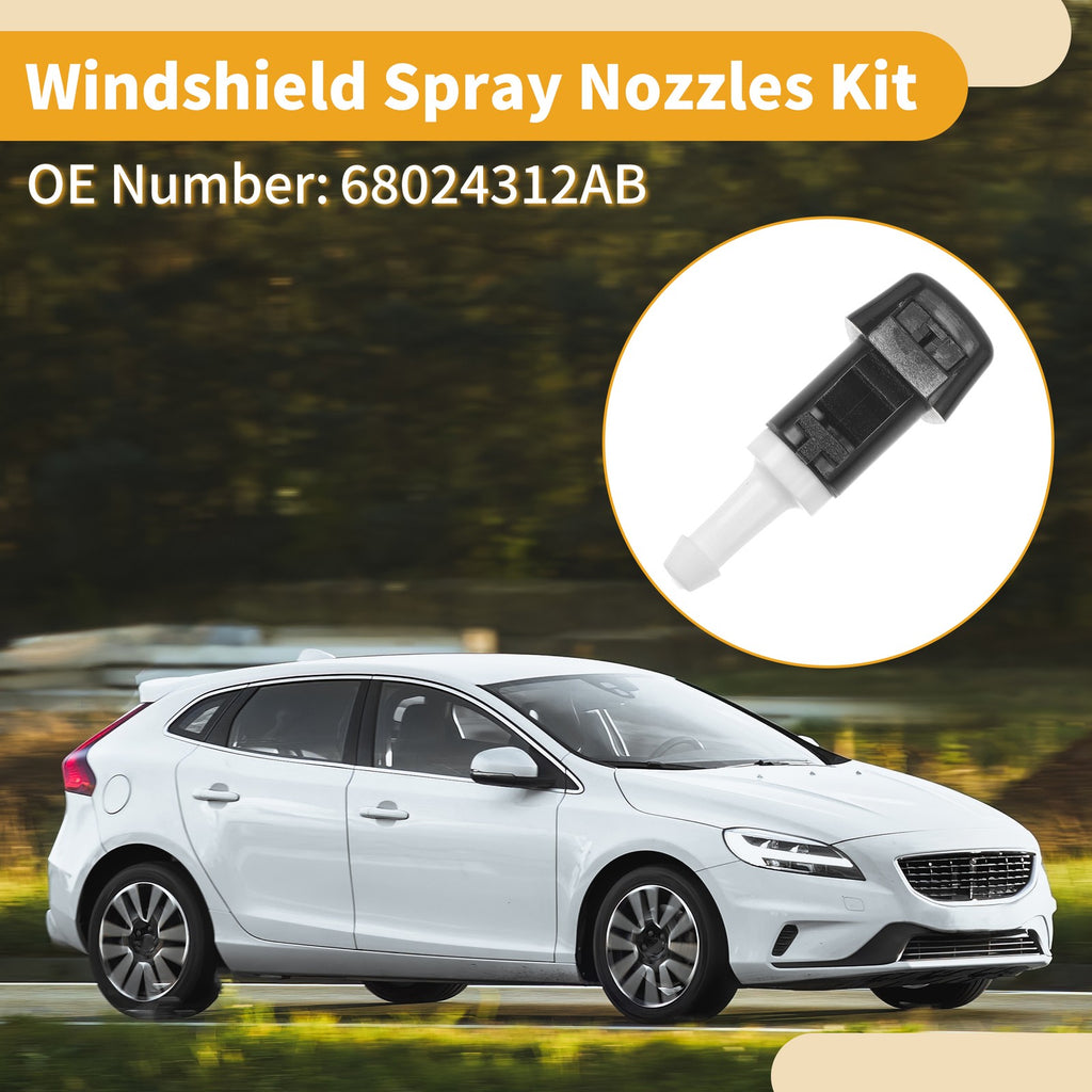 Windshield Washer Nozzle Kit for Chrysler 300 (2006–2010) with Gaskets