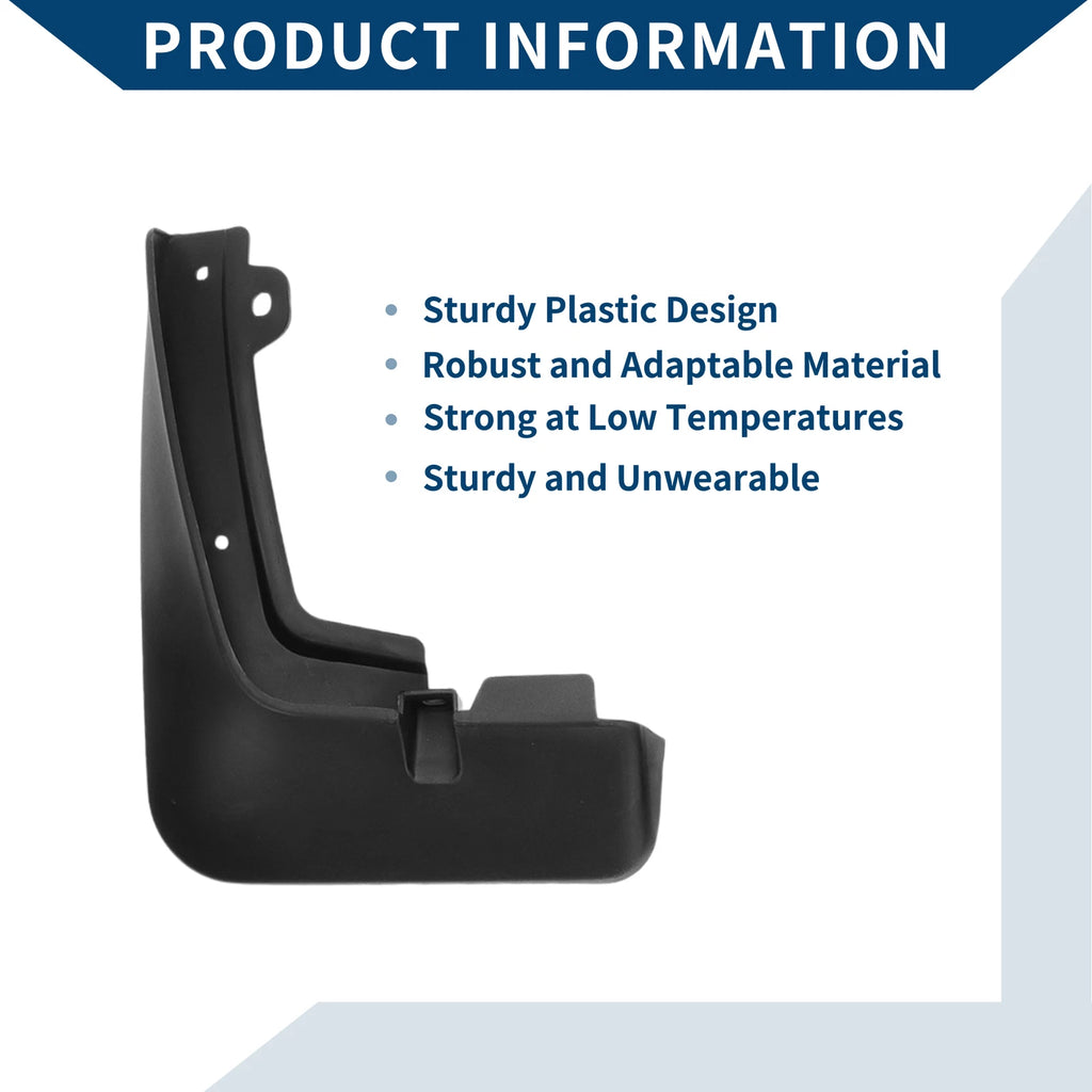 Set of 4 Mud Flaps Splash Guards for Renault Captur (2019–2021)