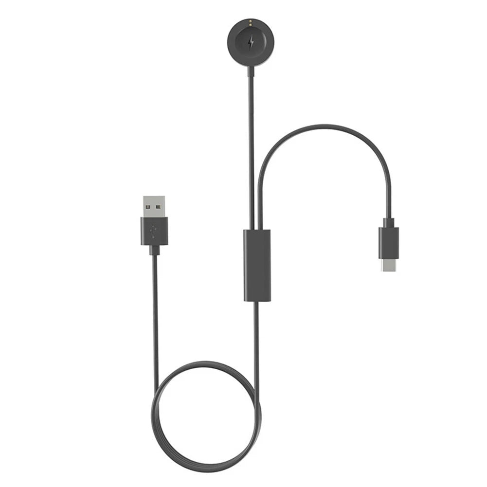 2 in 1 PD Type-C Charging Cable for Fossil Gen 6/5/4 Venture