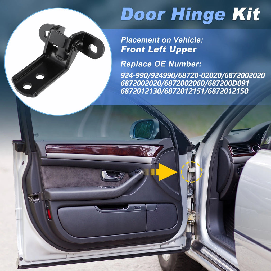Upper Door Hinge Assembly Replacement for Toyota 4Runner Camry Tacoma (2003–2023)