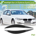 Headlight Eyebrow Cover Replacement for BMW F32 (2012–2017) Carbon Fiber