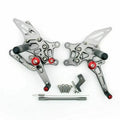 Aluminum Rearsets Footpegs for Aprilia RSV4 1000 (2009–2012) Titan Color