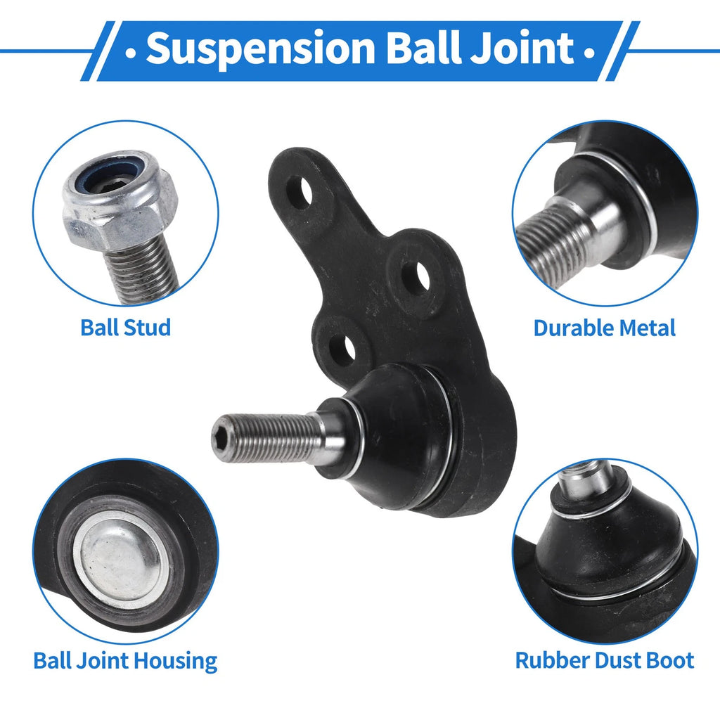 2X Front Lower Ball Joints for Ford Focus (2004–2011) No. 3M513K209AA