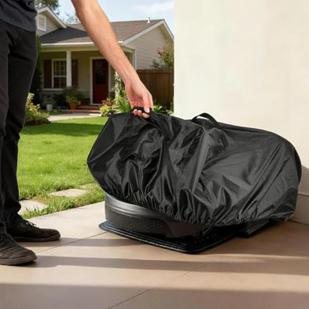 All Weather Robotic Lawnmower Cover with Windproof Secure Fit