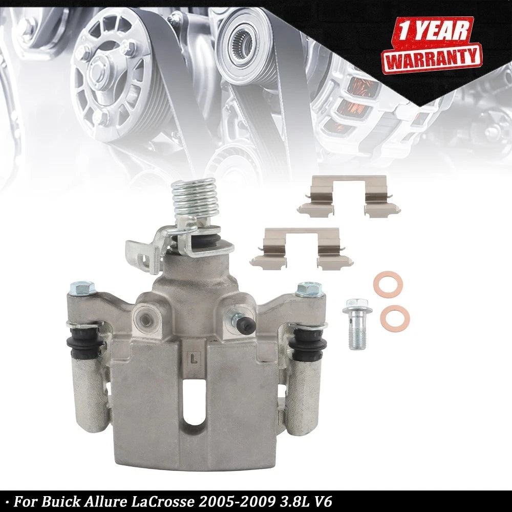 Rear Left Brake Caliper for Buick Allure LaCrosse (2005–2009) 3.8L V6