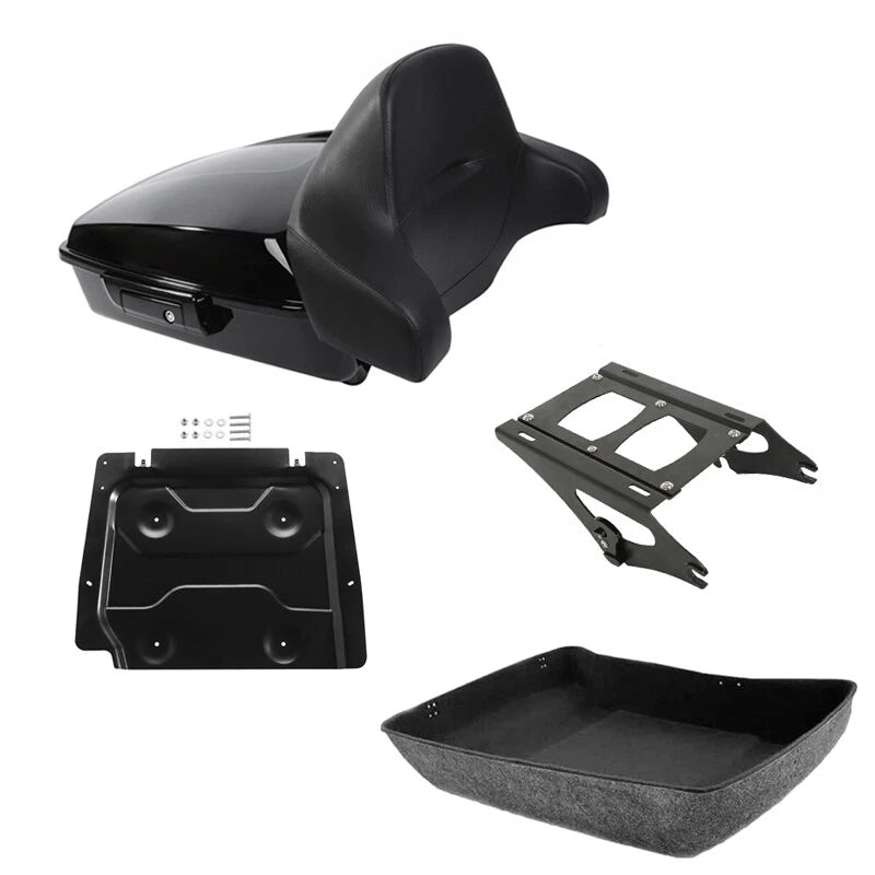 Chopped Trunk Pad Mount Plate for Harley Touring Road Glide (2014–2026)
