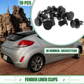 Fender Liner Clips 10 Piece Replacement for Hyundai Veloster (2012–2021)