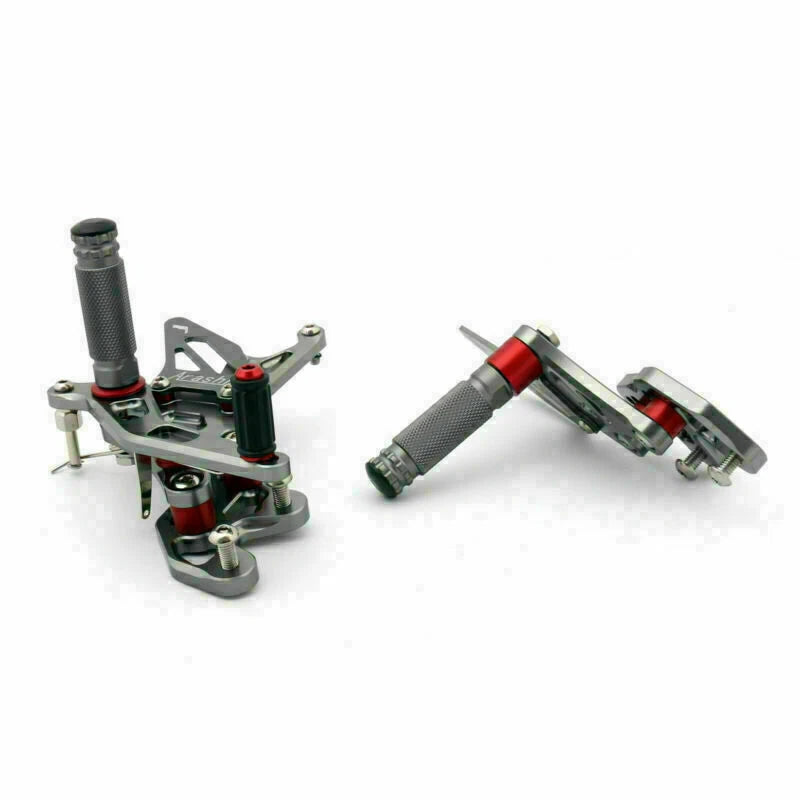 Aluminum Rearsets Footpegs Pedals for Suzuki GSX-R 600 750 (2011–2019)