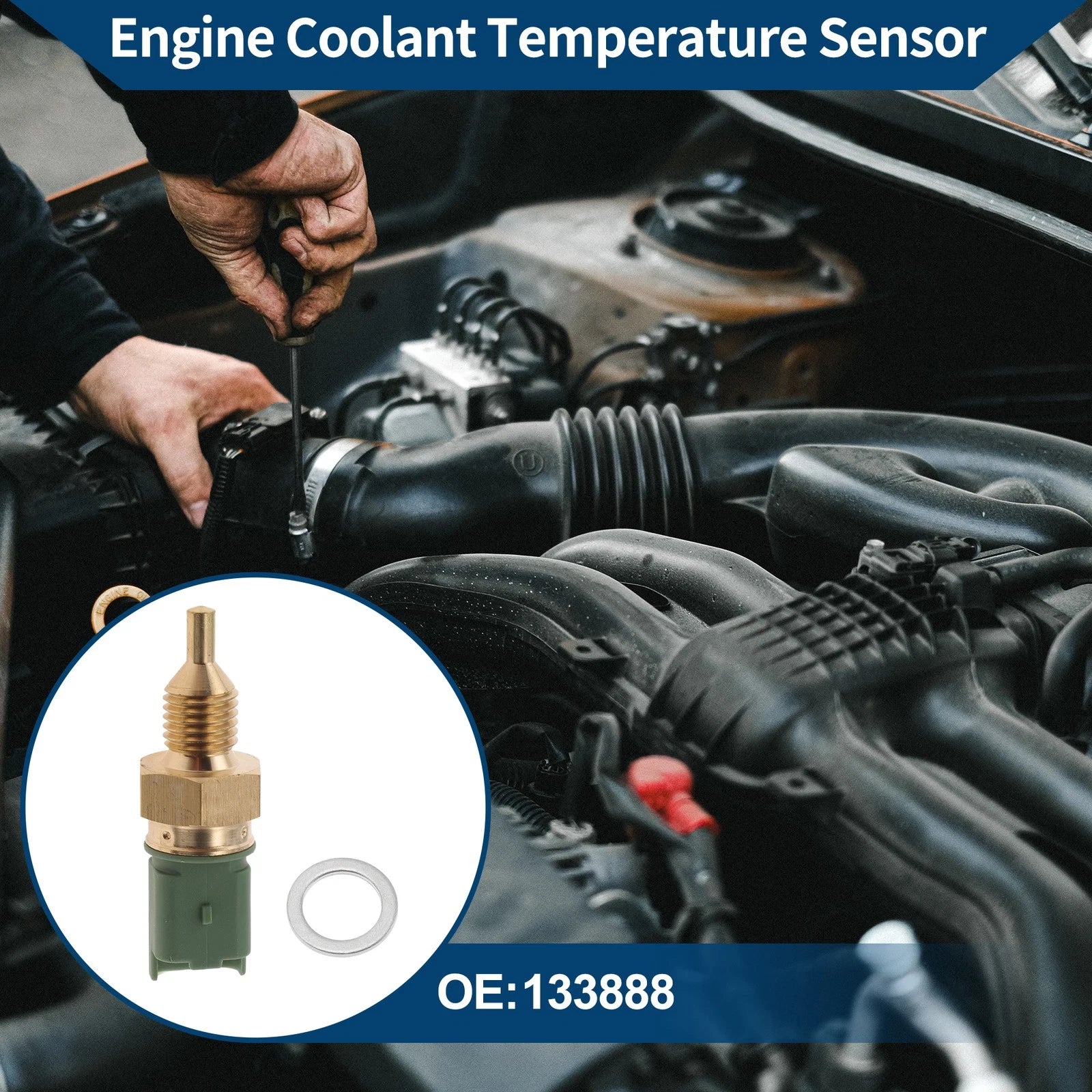 Engine Coolant Temperature Sensor for No.133888