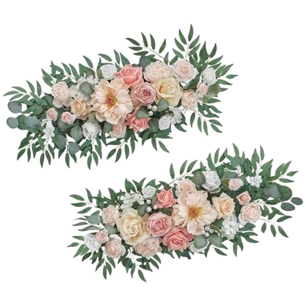 Set of 4 Silk Flowers for Wedding Arch - Artificial Roses