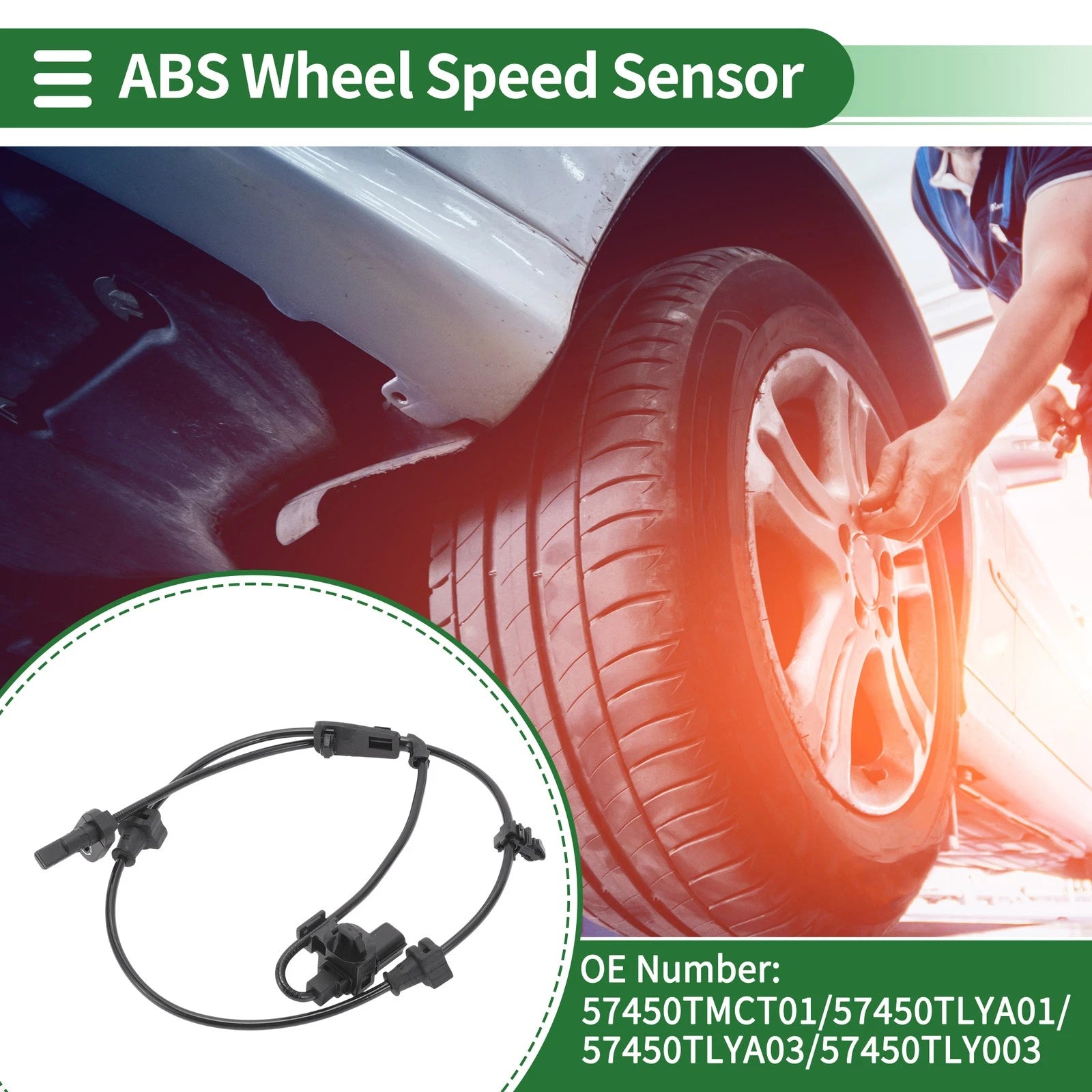 ABS Wheel Speed Sensor Replacement Front Right for Honda CRV (2017–2017)