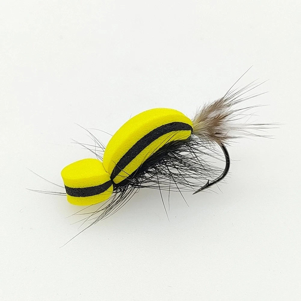3X Foam for Beetle Dry Fly Lure Size 6 Hook for Fly Fishing