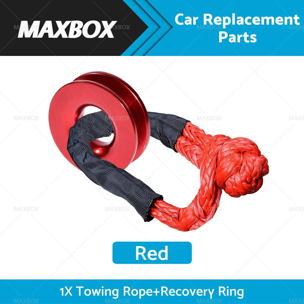 Recovery Pulley Kit for Soft Shackle Winch Ropes (3/8, 1/2)