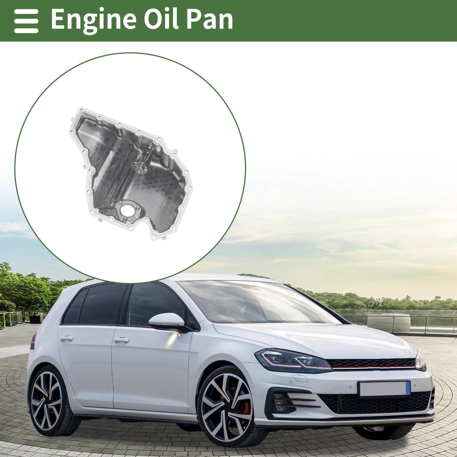 Engine Oil Pan Replacement for Volkswagen A5 2015–2017 Left Side