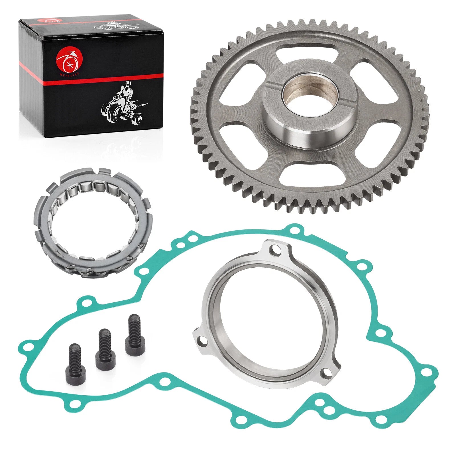 One Way Bearing Starter Clutch Gear Gasket Bolt for Polaris RZR 4 XP 900 (2012)