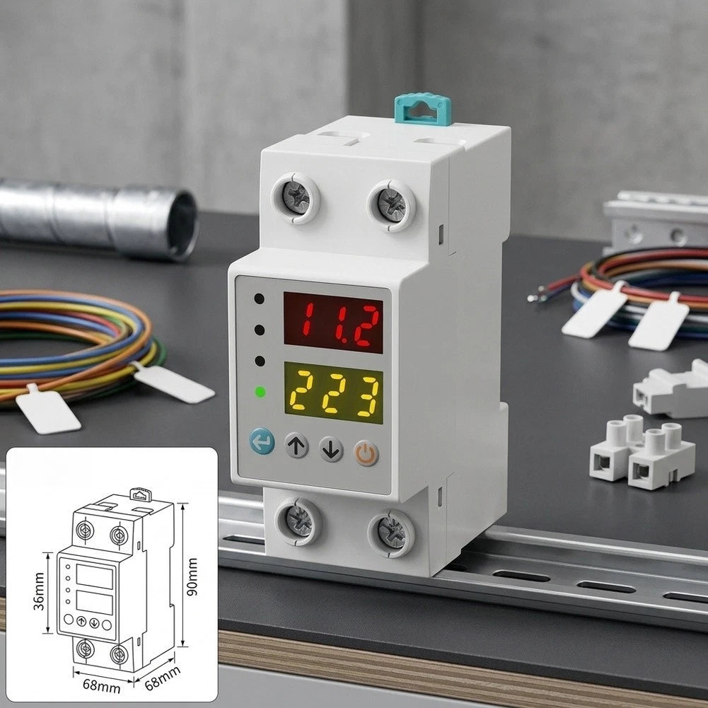 220V AC 40A AVR-40A Voltage Protector Relay for Harsh Environments