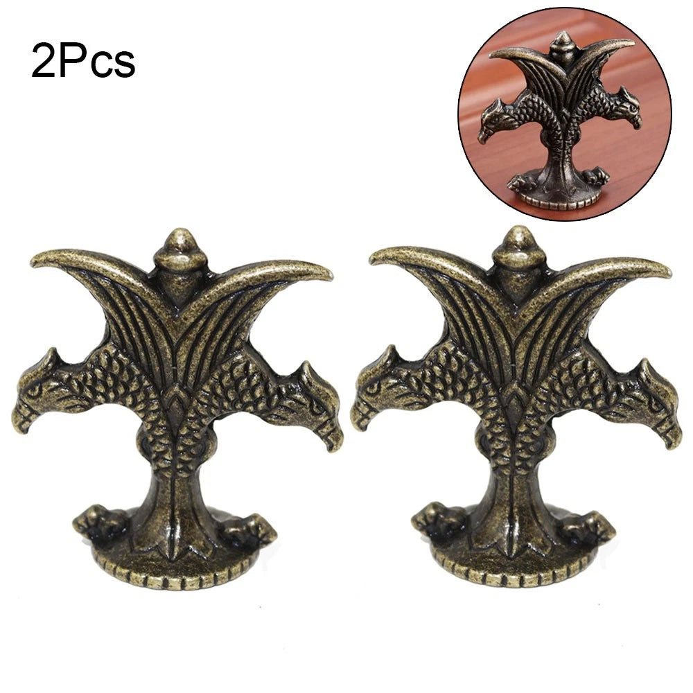 2Pcs Antique Bronze Cabinet Drawer Knob for Kitchen Furniture