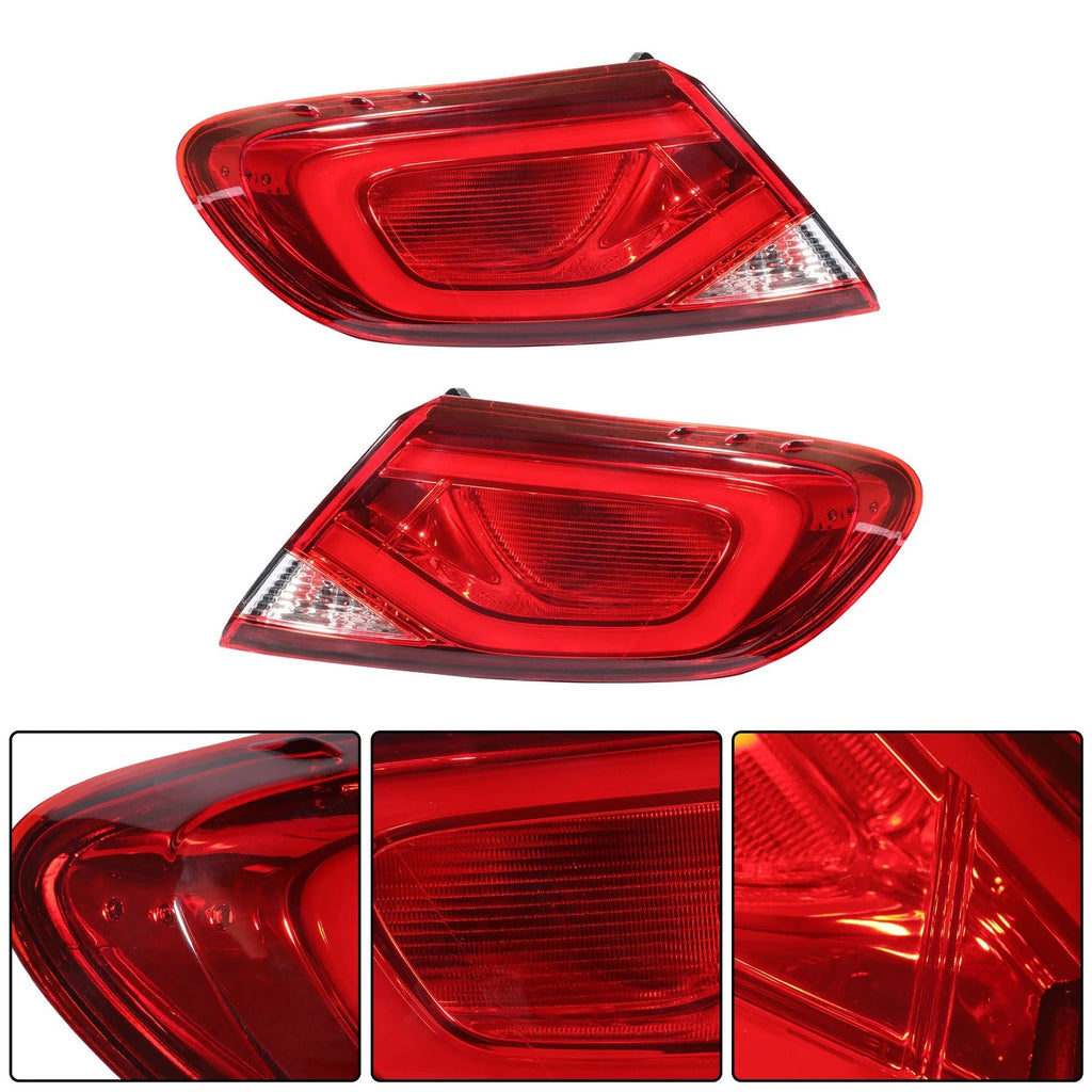 Set of 2 LED Tail Lights for Chrysler 200 (2015–2017) Right+Left Side