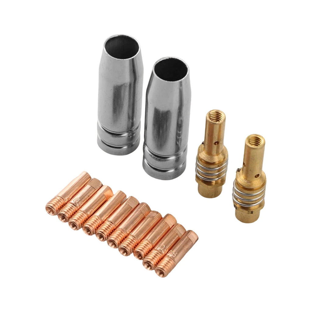 MIG Welder Tool Kit with Nozzles & Tips for Universal Use (14 Pieces)
