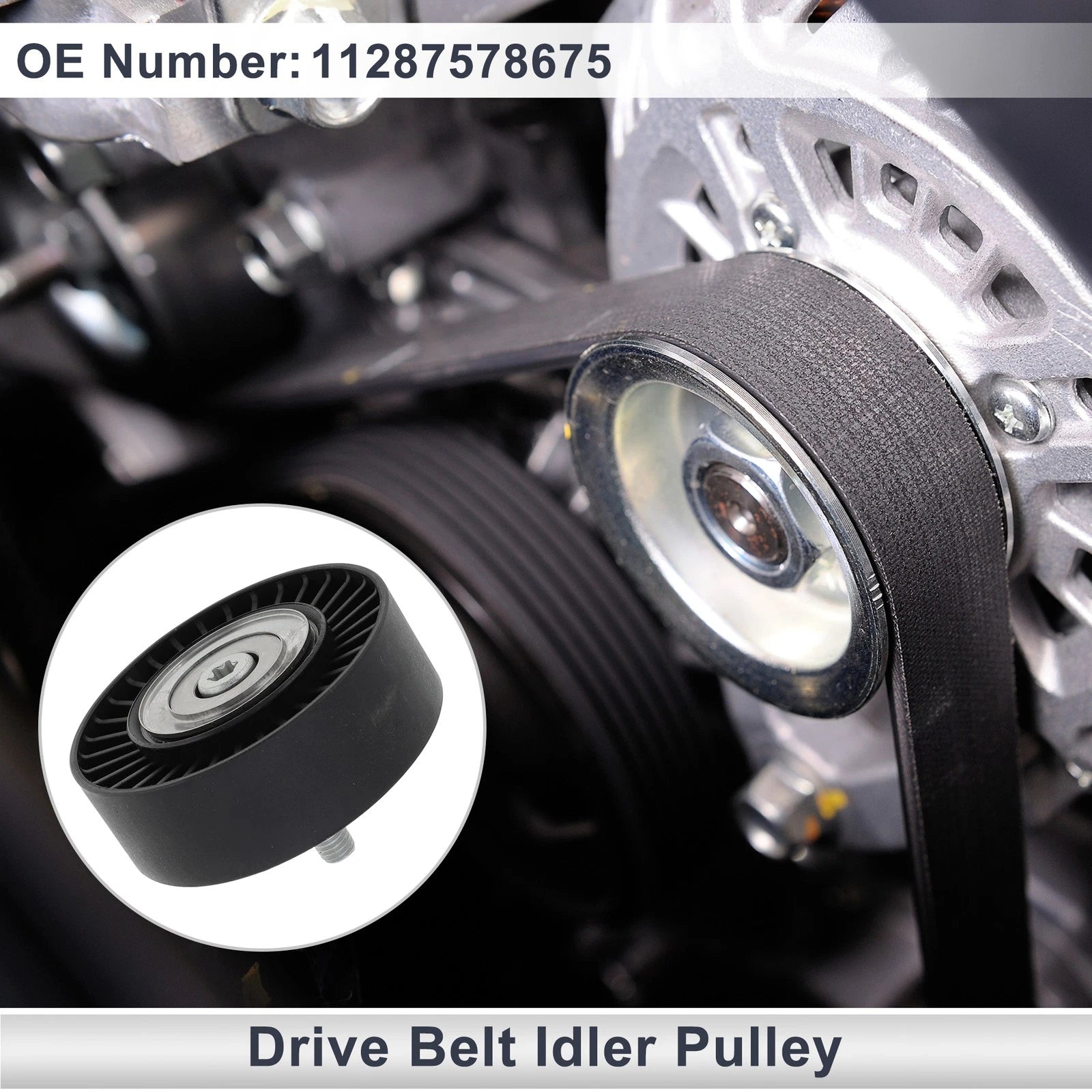 Drive Belt Idler Pulley Replacement for BMW Series 3 2008–2012