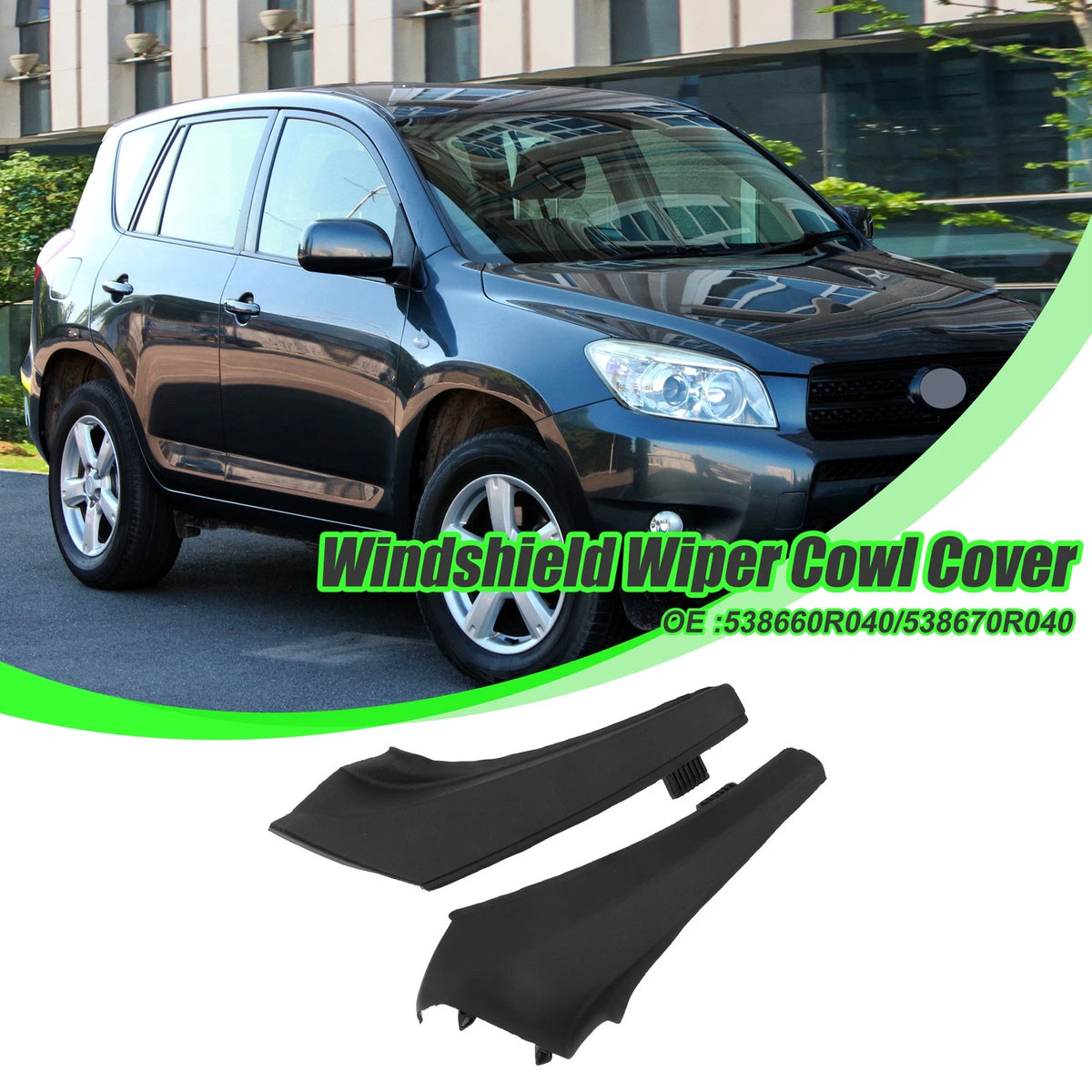 2X Front Left Right Cowl Extension Trim Cover for Toyota RAV4 (2013–2019)