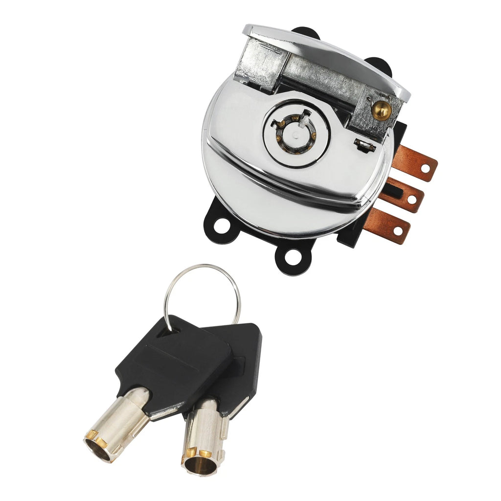 Ignition Switch Lock Key for Harley Softail Fatboy (2000–2010) Road King (1996–2013)