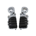Chrome Highway Footpegs Clamps for Harley (1-1/4" Engine Guard)