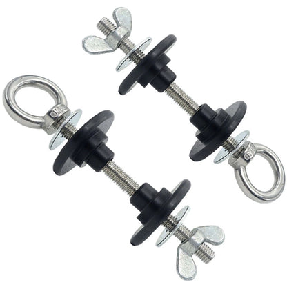 2X Power Rack Resistance Band Pegs for Bench Press Squat Deadlift