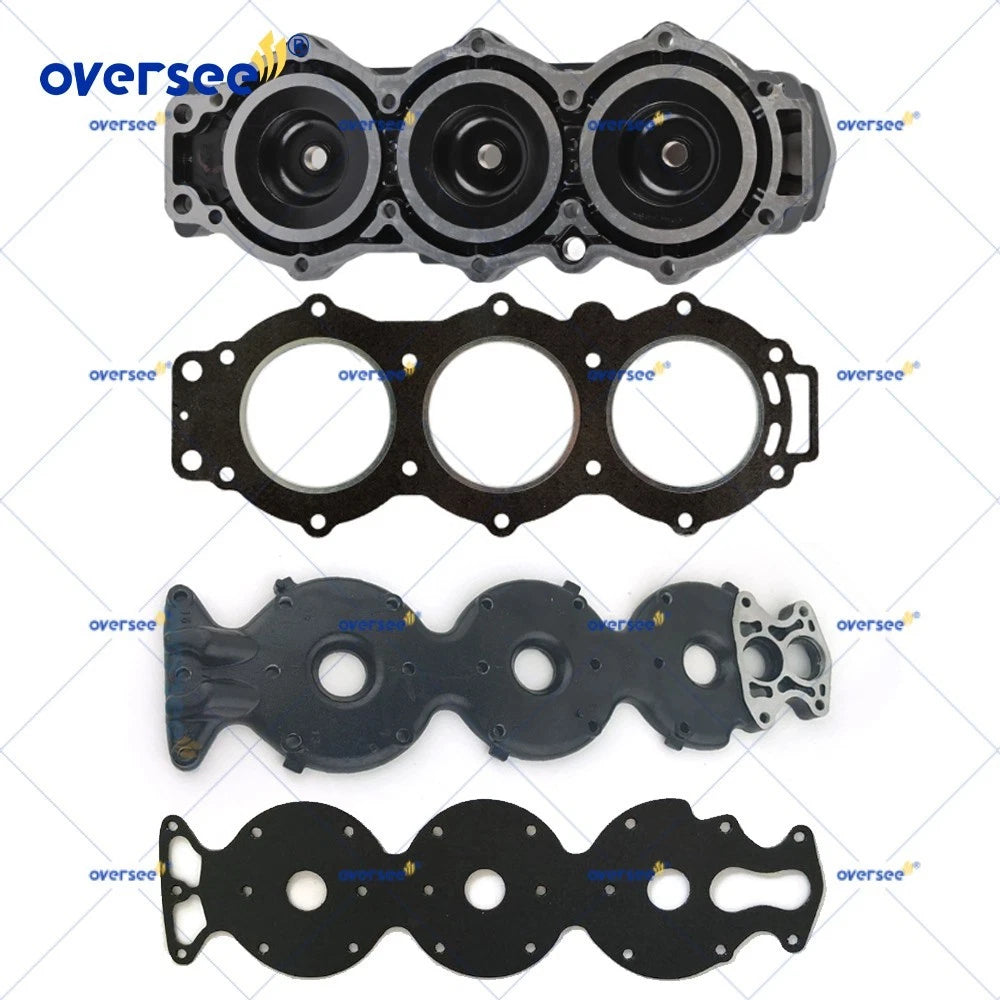 Cylinder Head & Cover Gasket for Yamaha 2T 85-90HP (688-11111, 688-11191-00-1S)