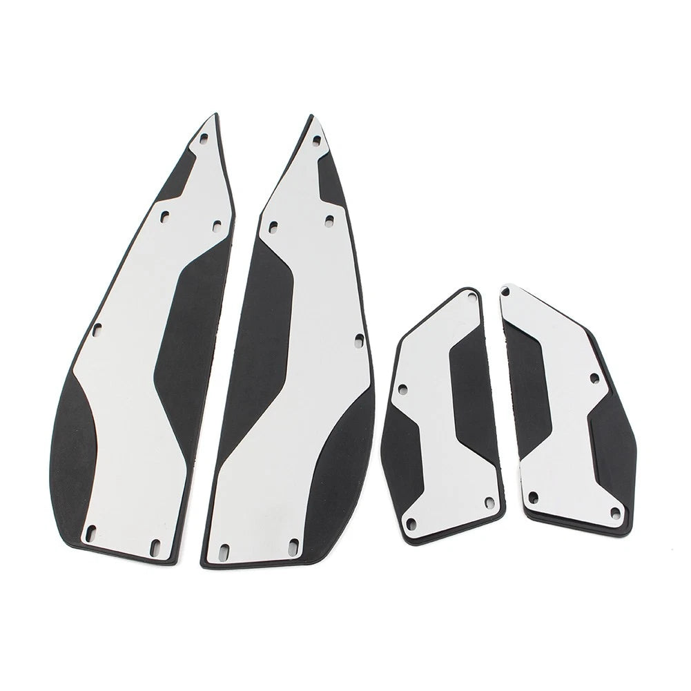 Floorboard Kit for Yamaha XMAX300 250 400 (2017–2023) Aluminum Silver