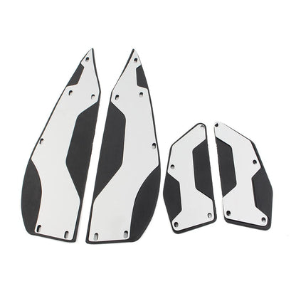 Floorboard Kit for Yamaha XMAX300 250 400 (2017–2023) Aluminum Silver