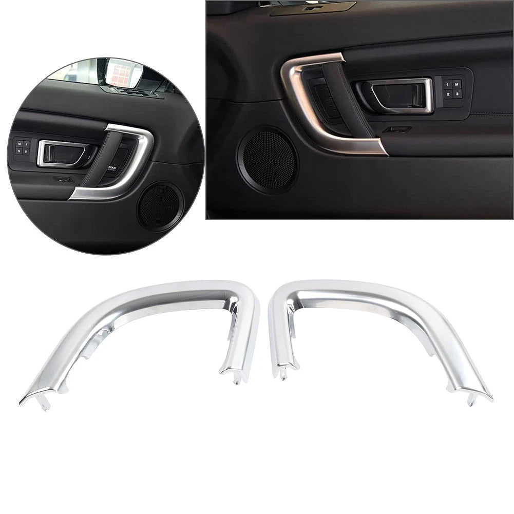 Pair Door Panel Handle Trim Cover for Land Rover Discovery Sport (2015–2019)