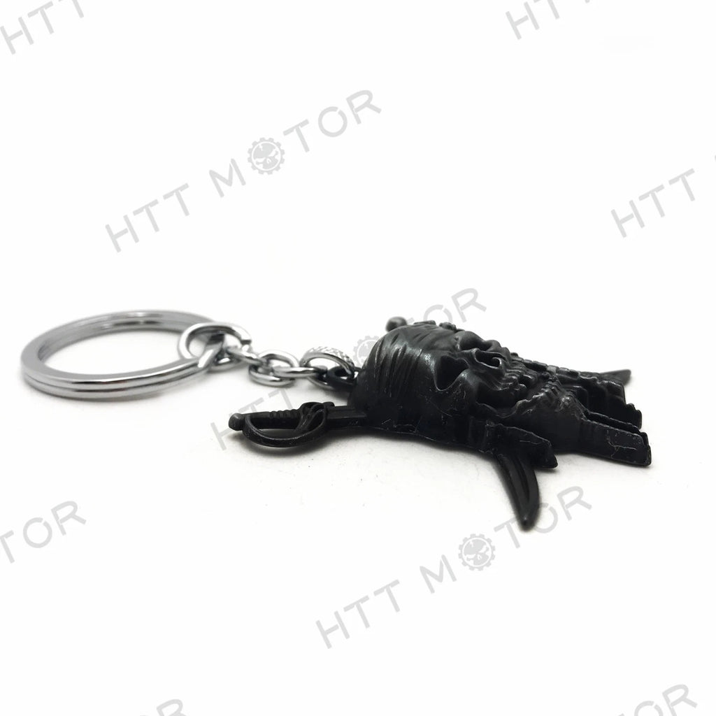 Keychain Key Ring for HTTMT Black Pirates Sword