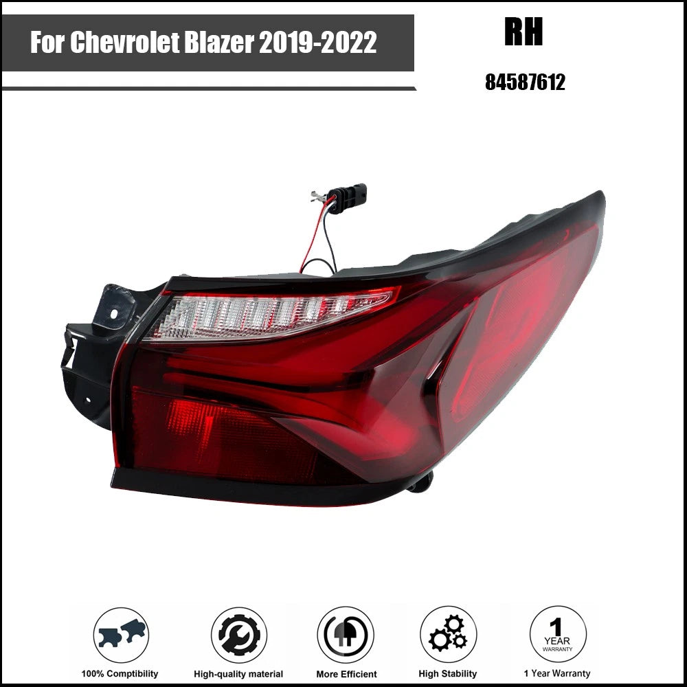Rear RH LED Tail Light Assembly for Chevrolet Blazer (2019–2022)