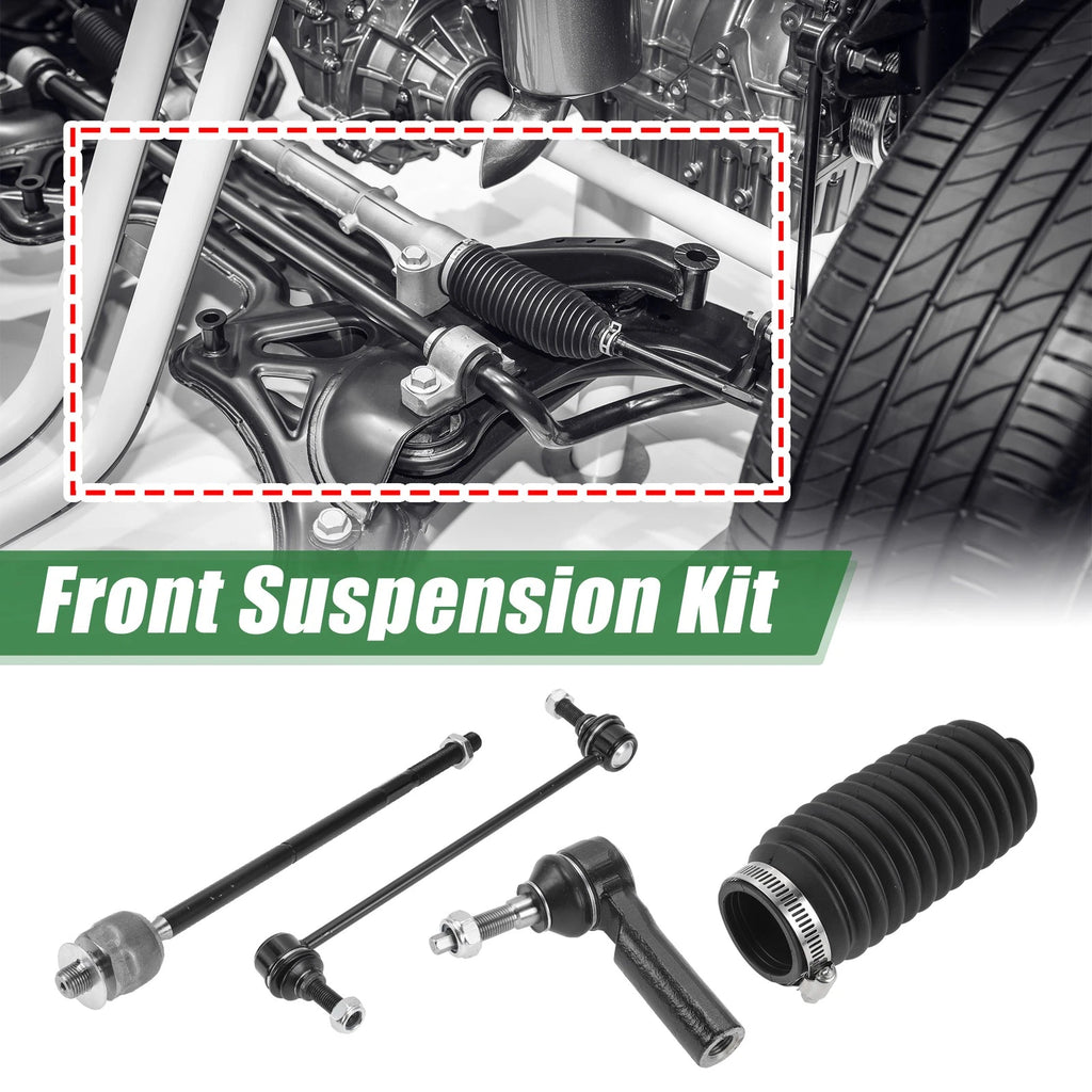 8pc Front Suspension Kit Tie Rod End Sway Bar Link for Ford Mustang (2005–2010)