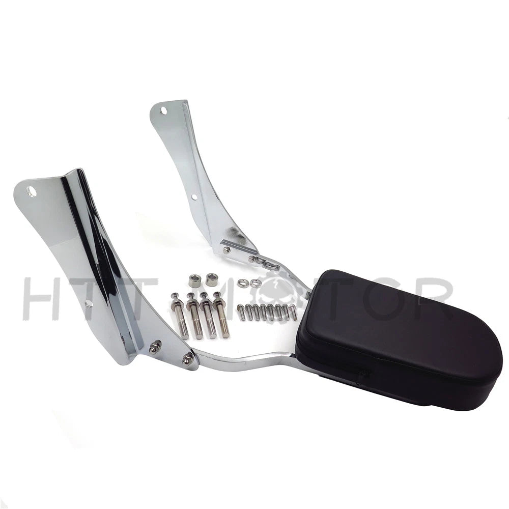 Chrome Skull Backrest Sissy Bar for Honda Shadow Spirit 750 (2001–2006)