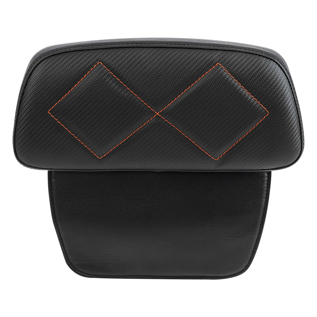Black Rear Passenger Backrest for Harley Touring, Road Glide (2014–2023)