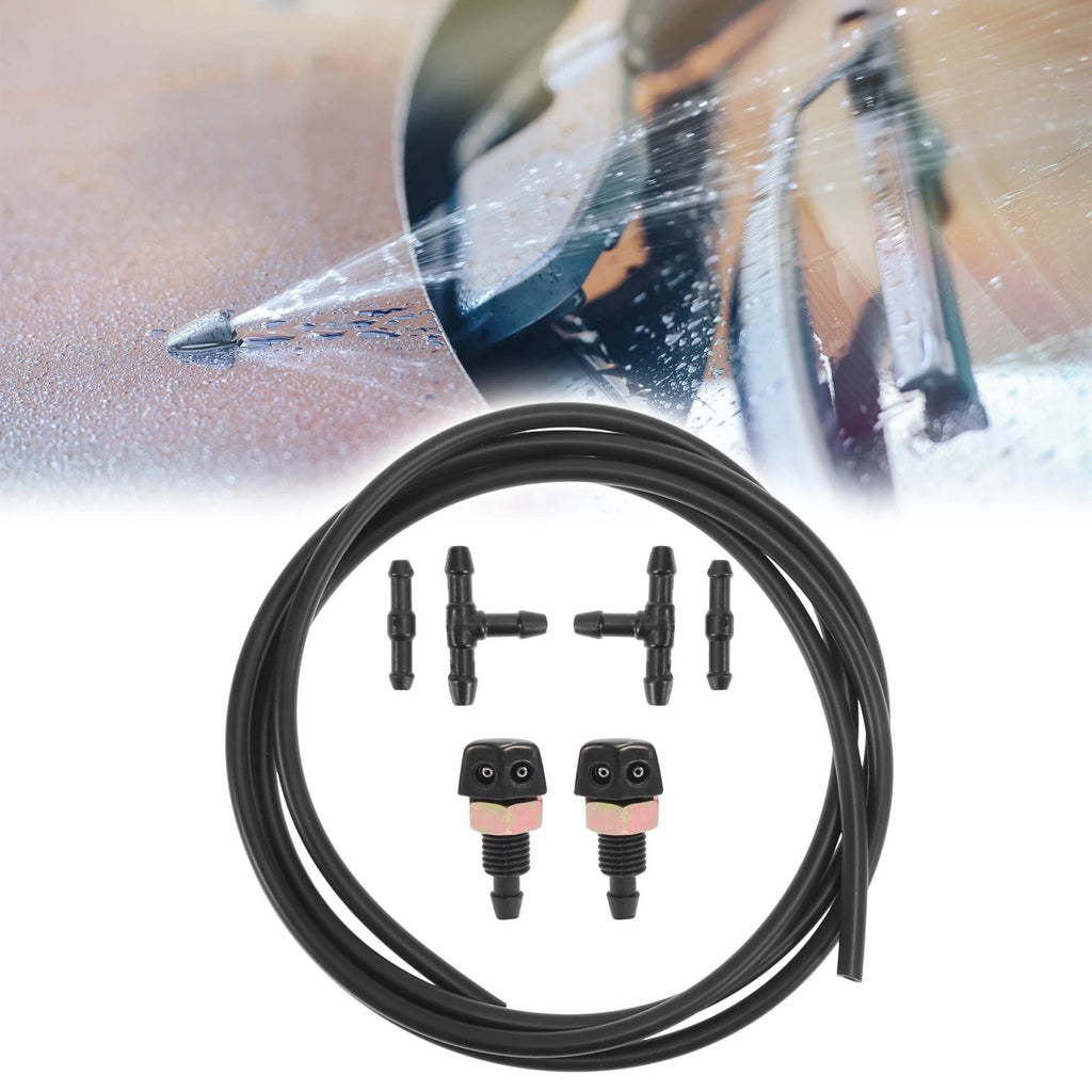 Windshield Wiper Fluid Nozzle Kit 7pc for Toyota Ford (Universal)