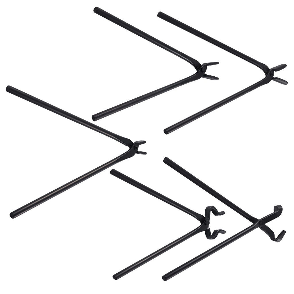 5 Piece Carbon Steel Tongs Set for Blacksmithing Tools